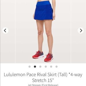 COPY - Lululemon Pace Rival Skirt